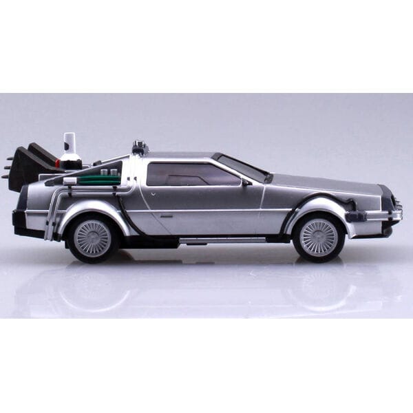 Aoshima 1/43 Pullback Back To The Future From Part II Timemachine Plastic Model Kit [005476]