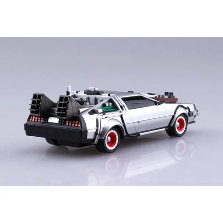 Aoshima 1/43 Pullback Back To The Future From Part III Timemachine Plastic Model Kit [005477]