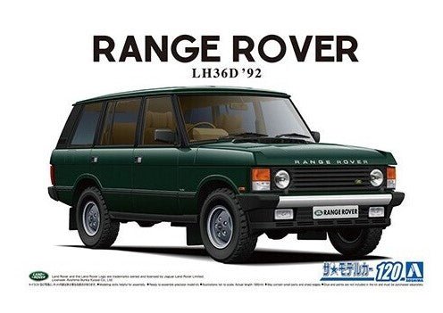 Aoshima 1/24 Landrover LH36D Rangerover Classic 1992 Plastic Model Kit - Hobbytech Toys