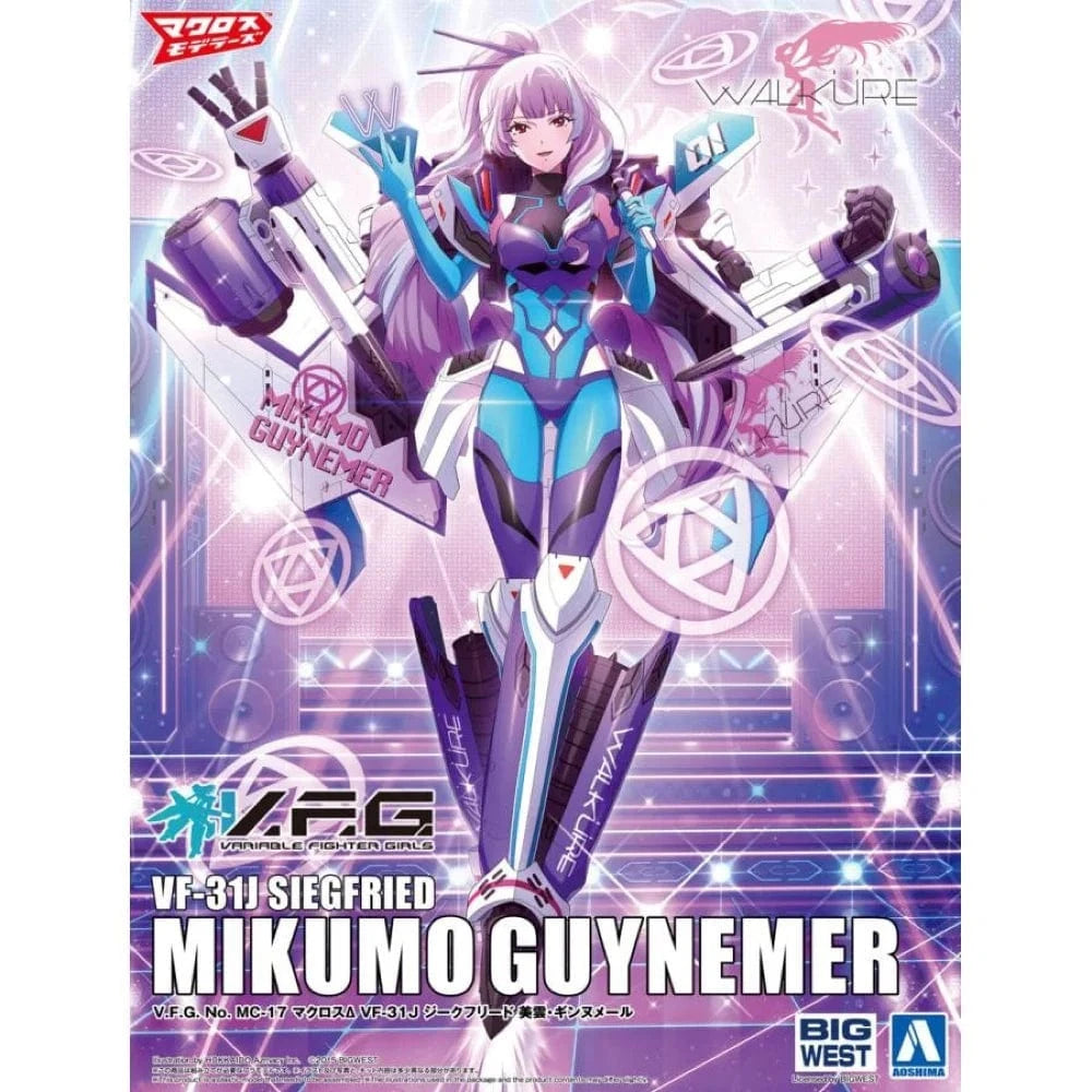 Aoshima Non Scale Variable Fighter Girls Macross Delta Walkure Mikumo Guynemer[A006528]