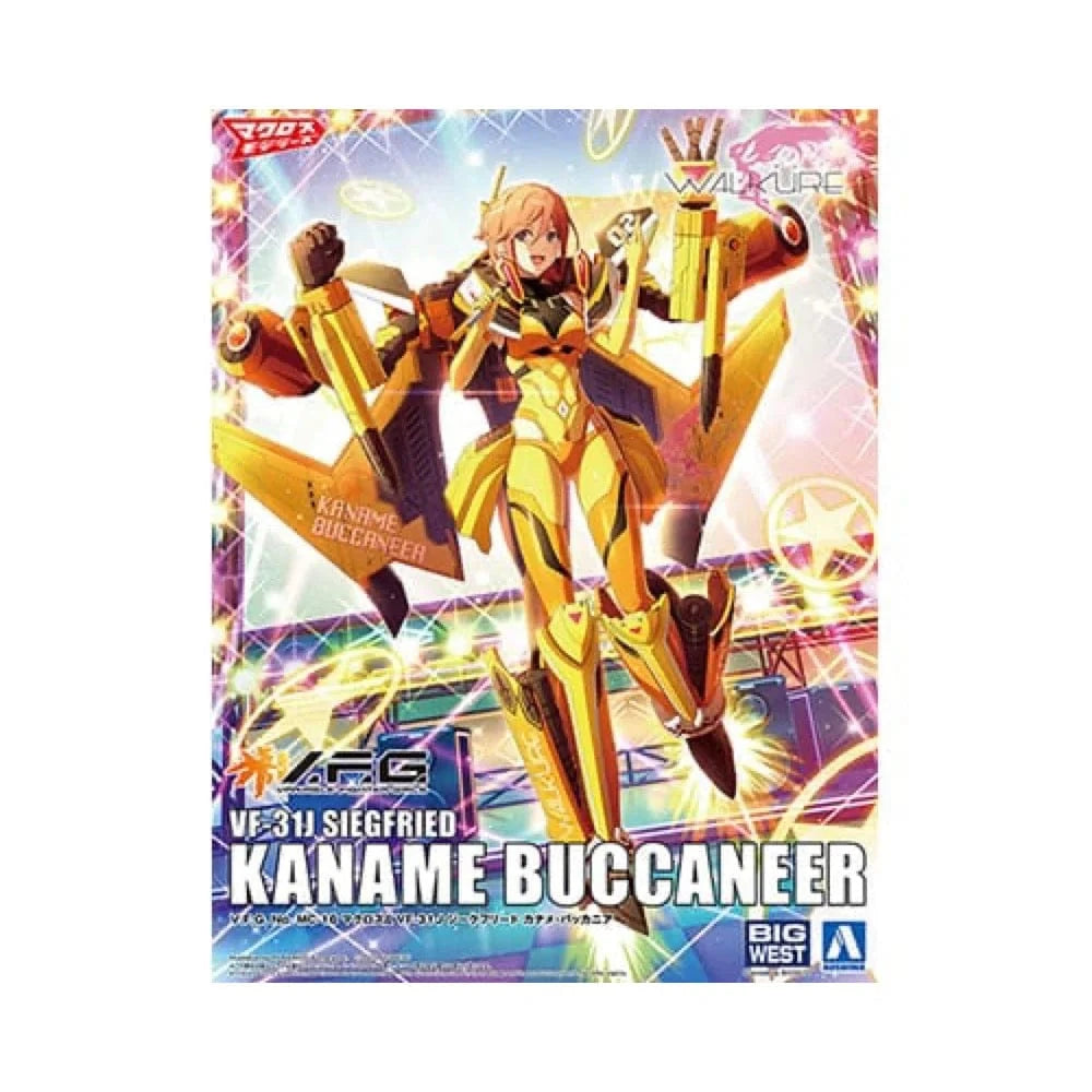 Aoshima Non Variable Fighter Girls Macross Delta Walkure Kaname Buccanneer Plastic Model Kit