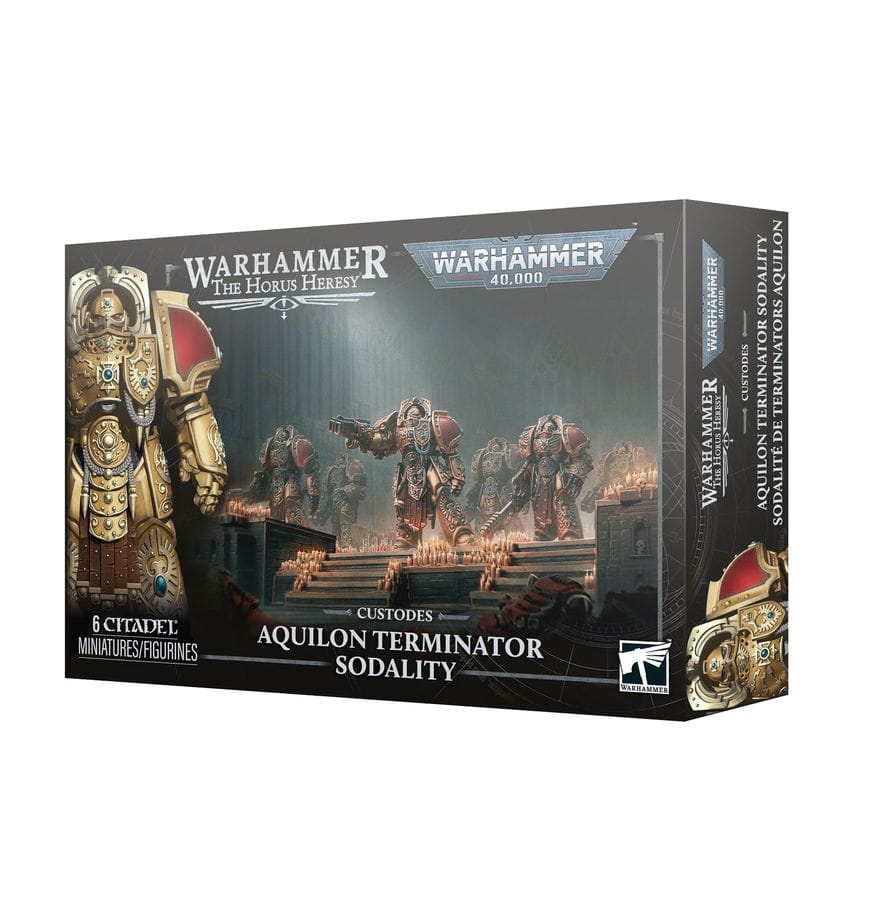 Warhammer 40000/Horus Heresy Custodes: Aquilon Terminator Sodality [77-12]
