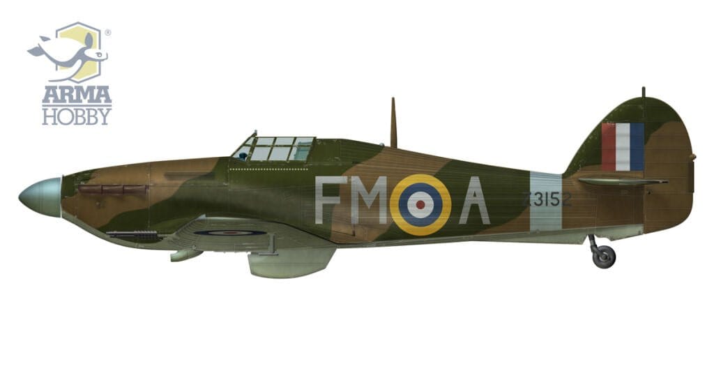 Arma Hobby 40004 1/48 Hawker Hurricane Mk.IIc Plastic Model Kit - Hobbytech Toys
