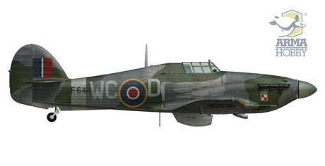Arma Hobby 40004 1/48 Hawker Hurricane Mk.IIc Plastic Model Kit - Hobbytech Toys