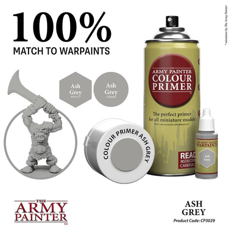 Army Painter Primer Ash Grey 400ml Spray Paint [CP3029]