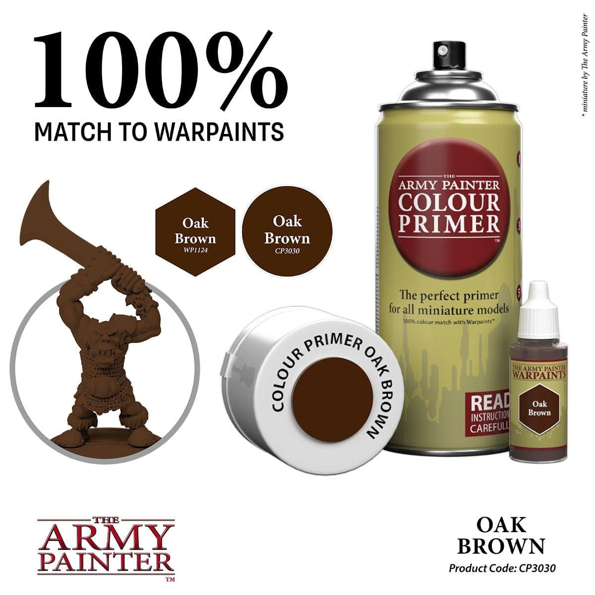 Army Painter Primer Oak Brown 400ml Spray Paint [CP3030]