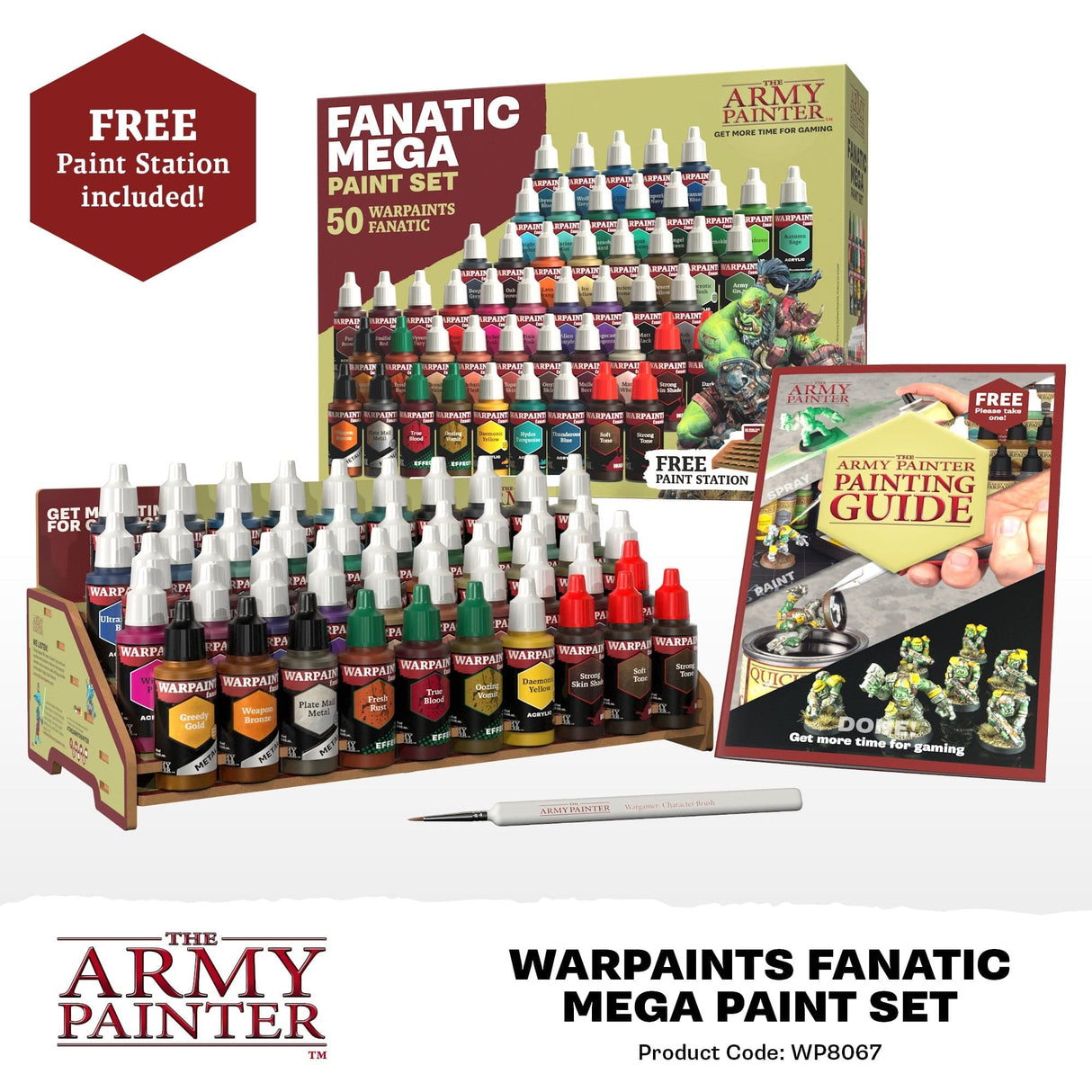 Army Painter Warpaints Fanatic Mega Paint Set [WP8067]