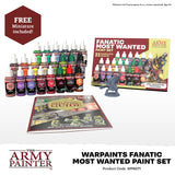 Army Painter Warpaints Fanatic: Most Wanted Paint Set [WP8071]