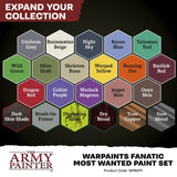 Army Painter Warpaints Fanatic: Most Wanted Paint Set [WP8071]