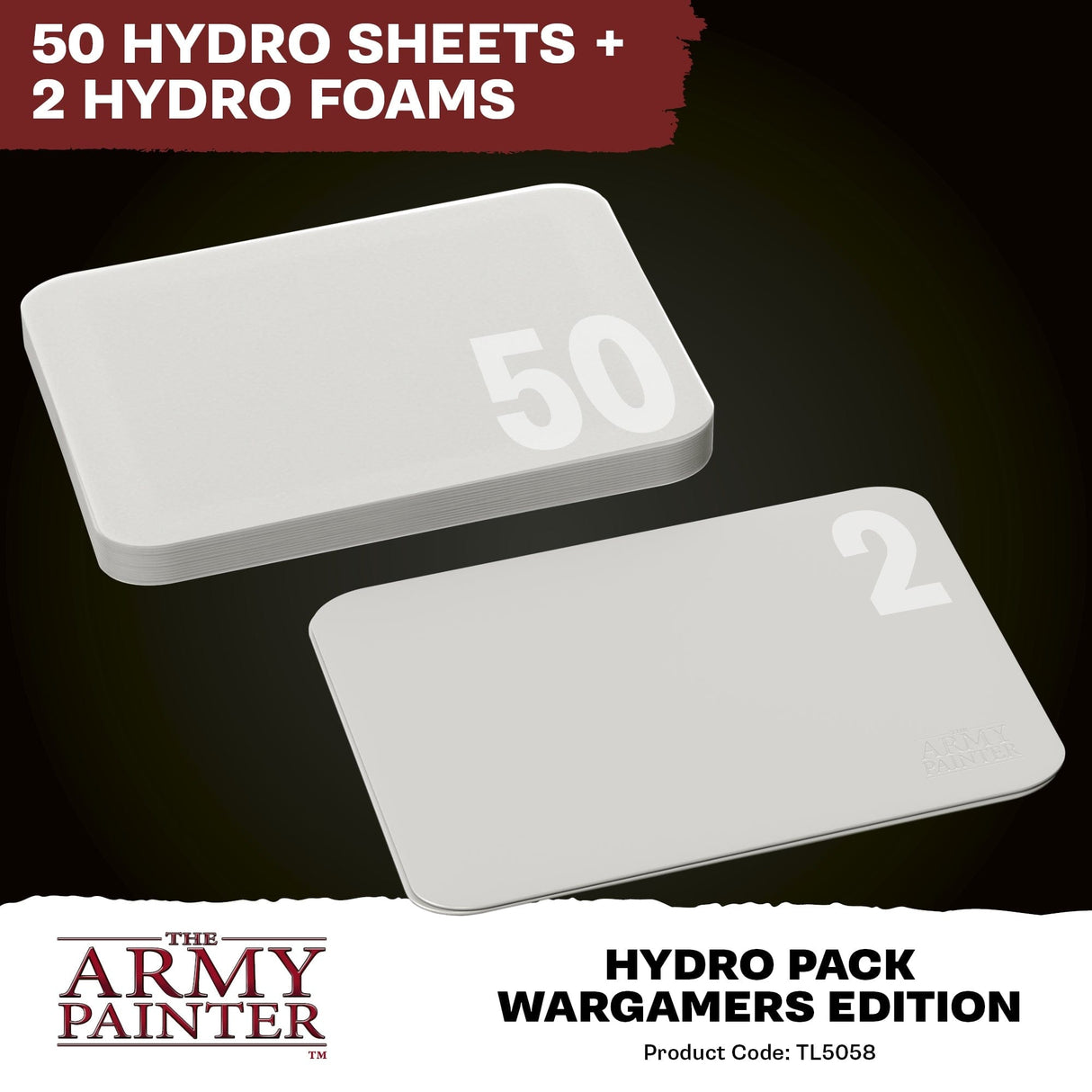 Army Painter - Wet Palette Hydro Pack Refill Wargamers Edition XL [TL5058]