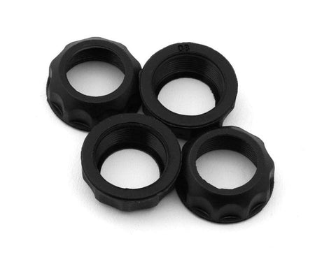 ARRMA ARA330828 black shock caps (4pcs)