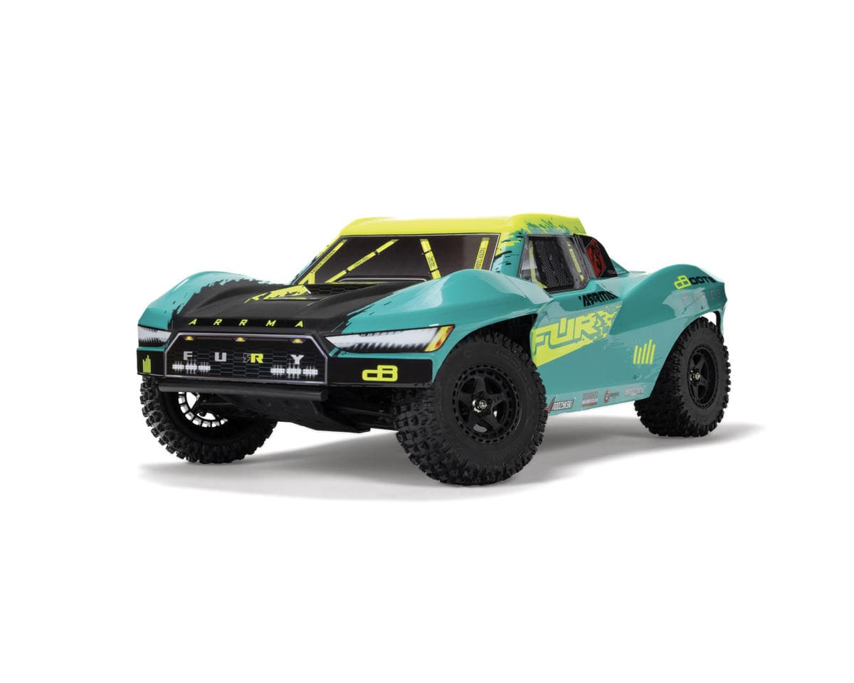 Arrma Fury 1/10 2wd 223S BLX Short Course Truck RTR Green [ARA3521T2]