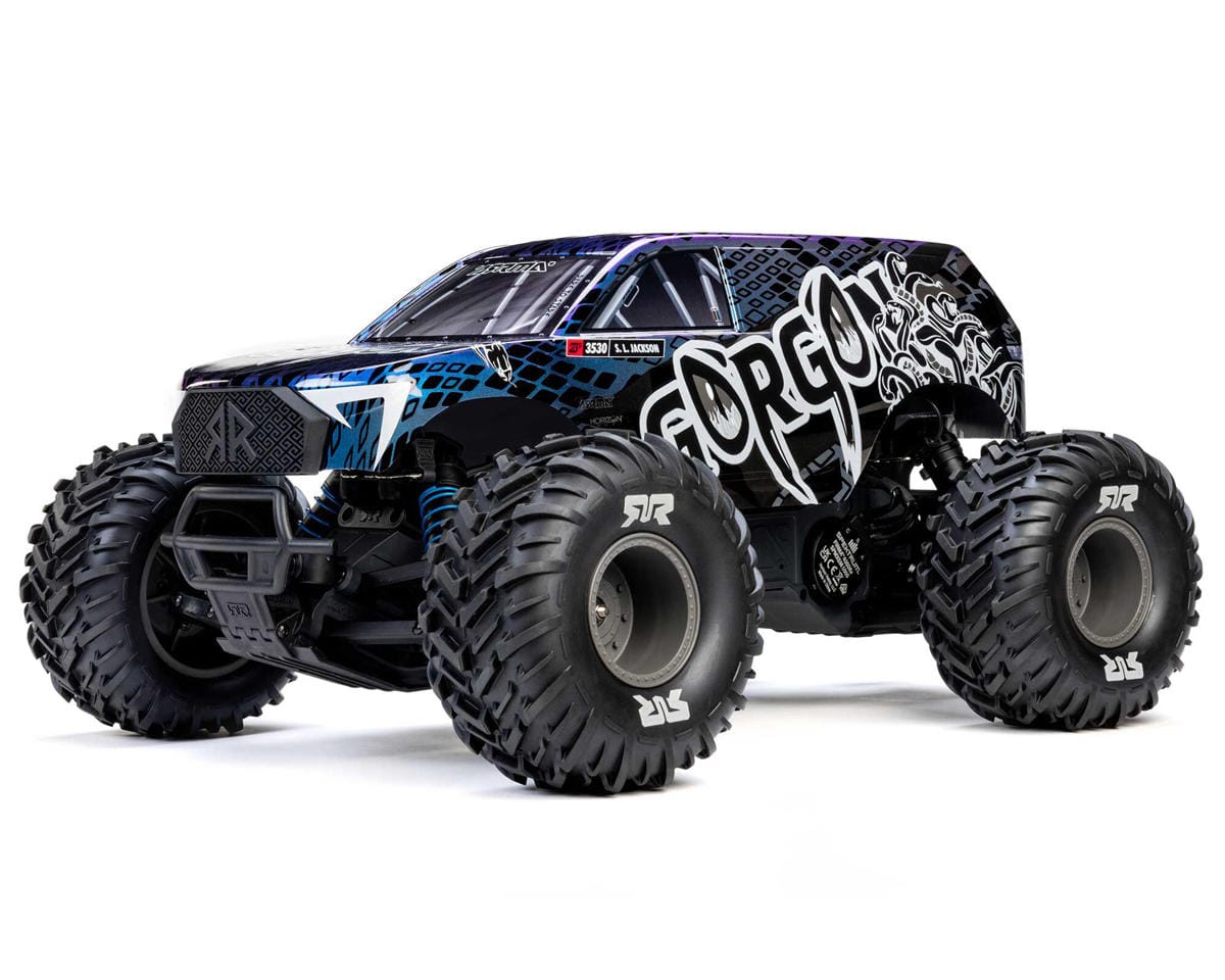 Arrma Gorgon 223S 1/10 2WD Brushless Monster Truck RTR Blue/Black [ARA3530T1]