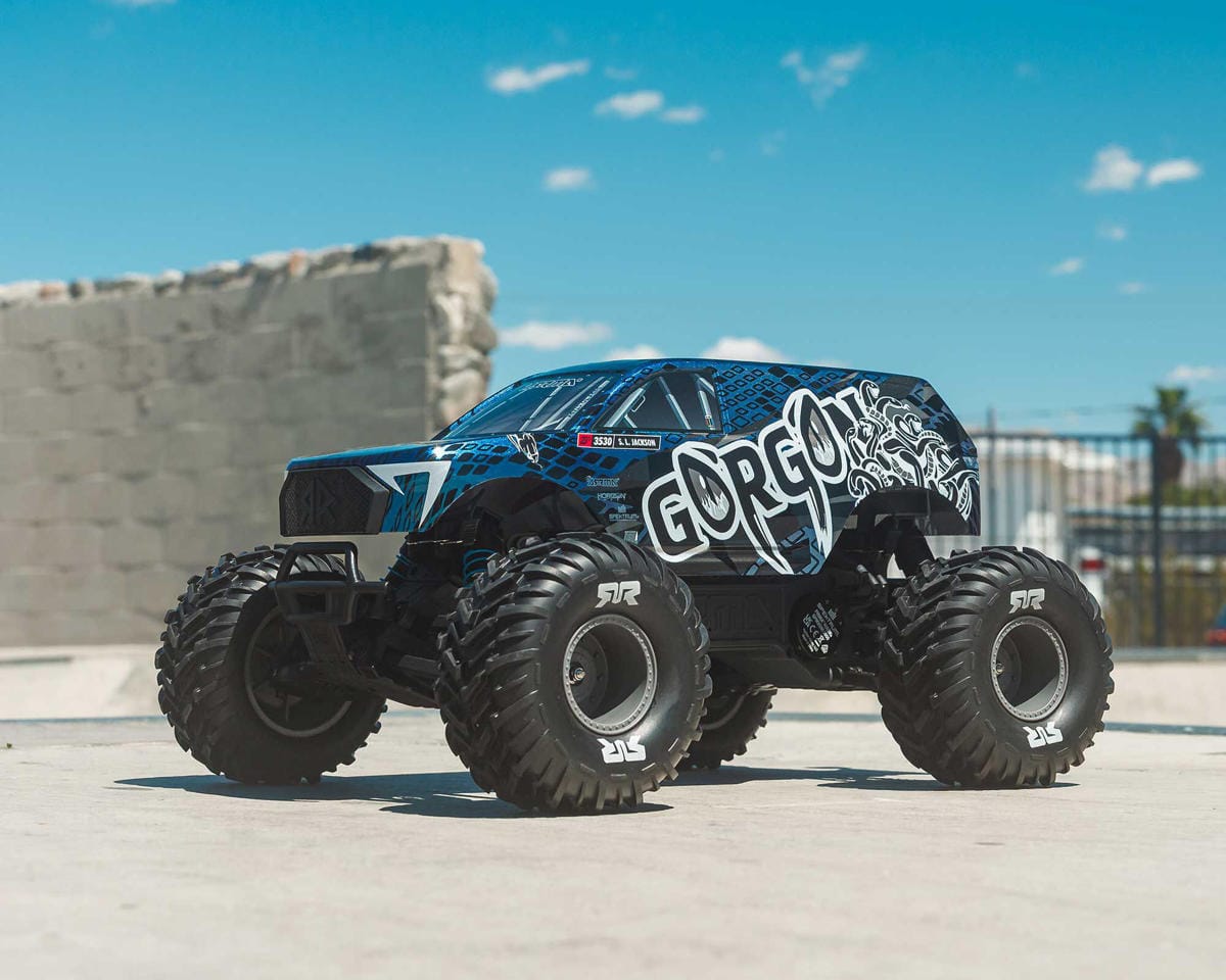 Arrma Gorgon 223S 1/10 2WD Brushless Monster Truck RTR Blue/Black [ARA3530T1]