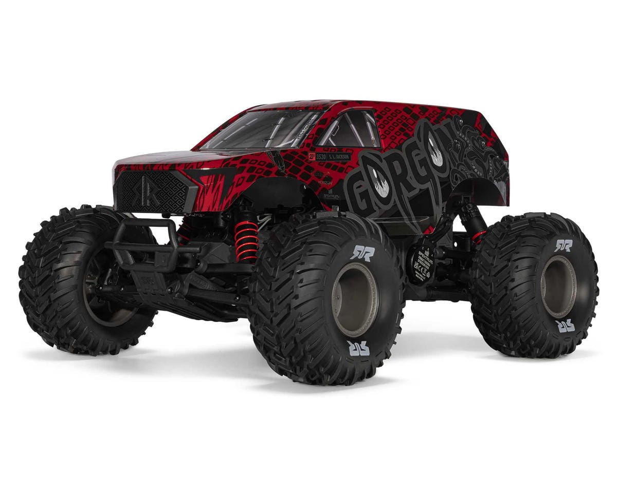 Arrma Gorgon 223S 1/10 2WD Brushless Monster Truck RTR Red/Black [ARA3530T2]