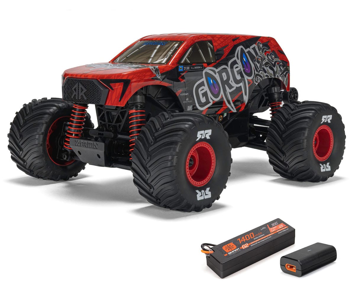 Arrma Gorgon Grom 4X4 1/16 Monster Truck RTR Red [ARA2130T2]