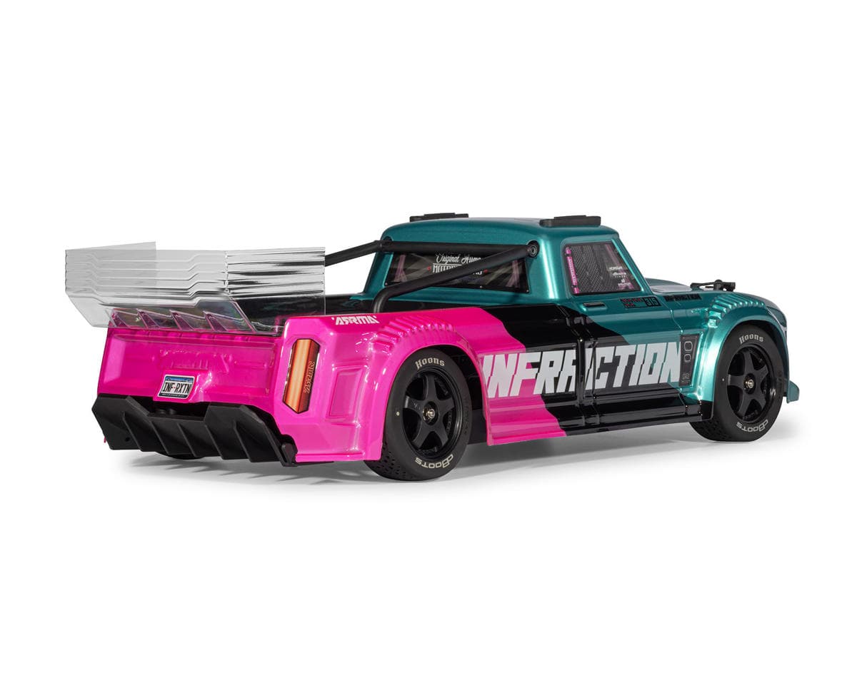 Arrma Infraction 223S DSC 1/8 4X4 RTR Brushless All-Road Car RTR Teal/Pink [ARA4315V4T3]