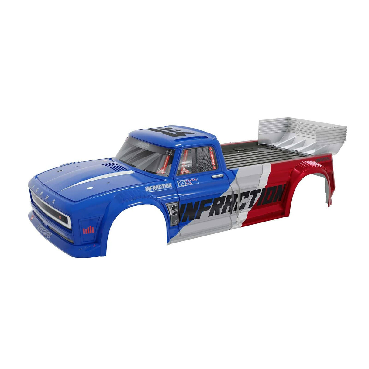 ARRMA Infraction 223S Painted Body Blue/Red ARA-2644