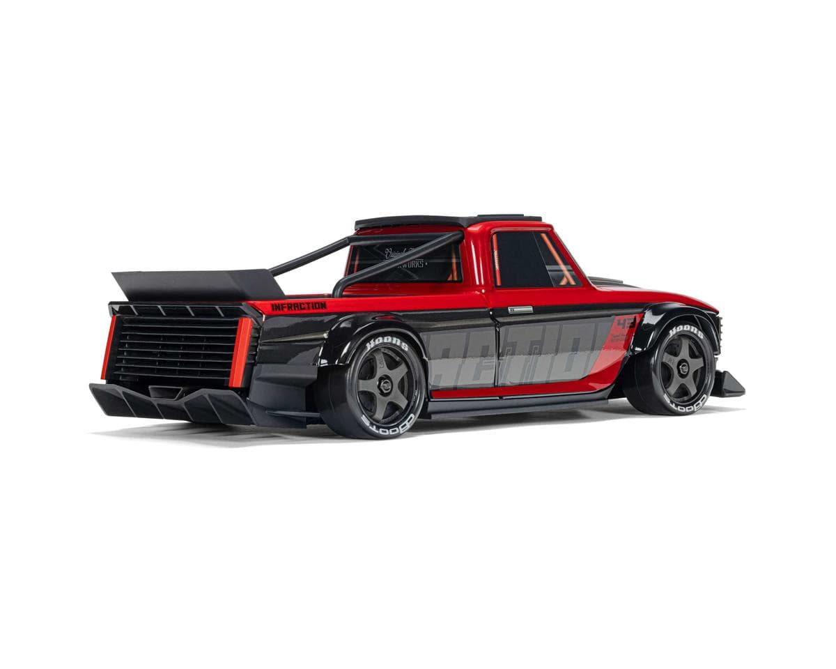 Arrma Infraction Grom 3S BLX 4X4 1/12 All-Road Truck RTR - Red