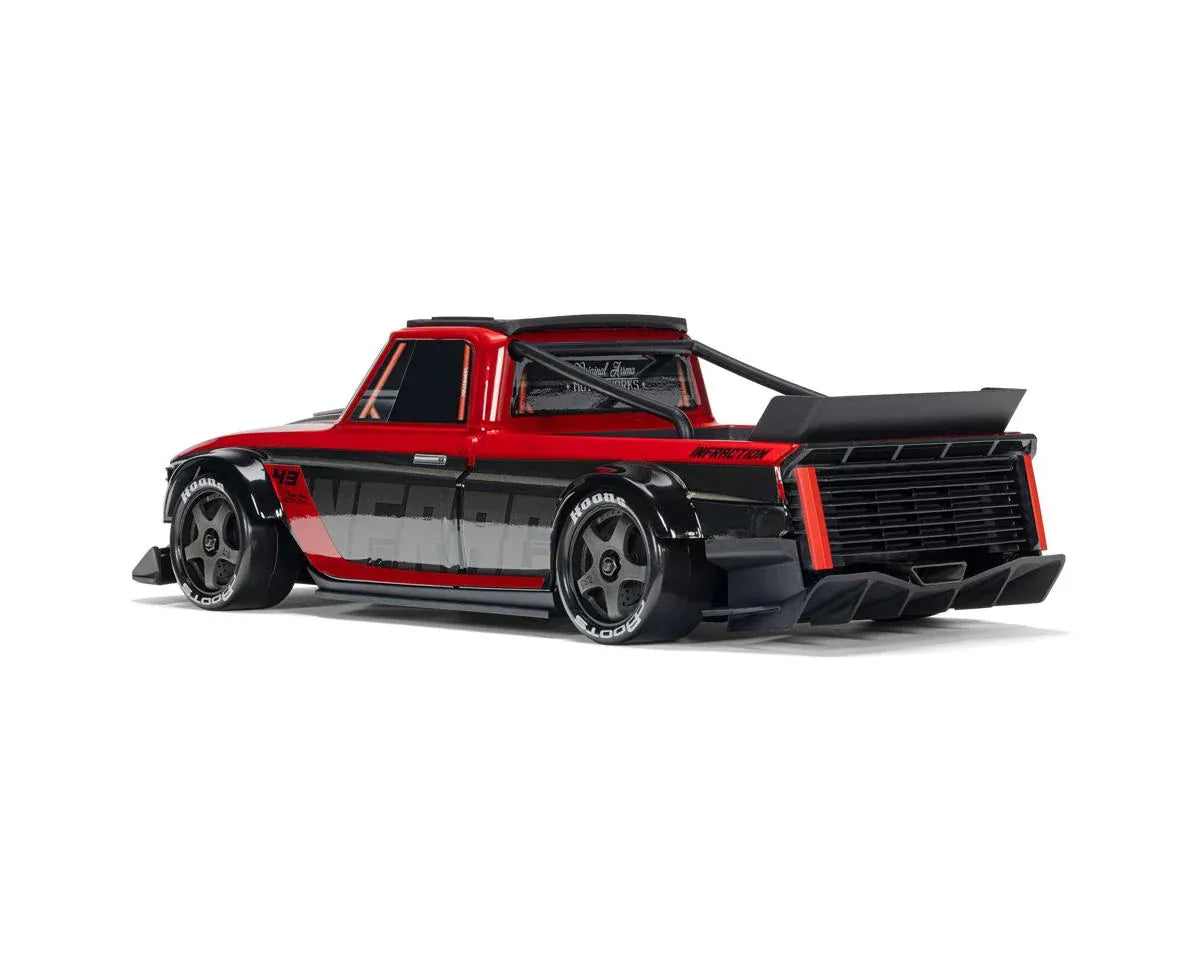 Arrma Infraction Grom 3S BLX 4X4 1/12 All-Road Truck RTR - Red