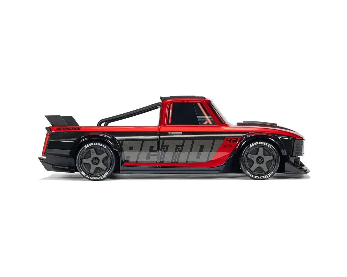 Arrma Infraction Grom 3S BLX 4X4 1/12 All-Road Truck RTR - Red