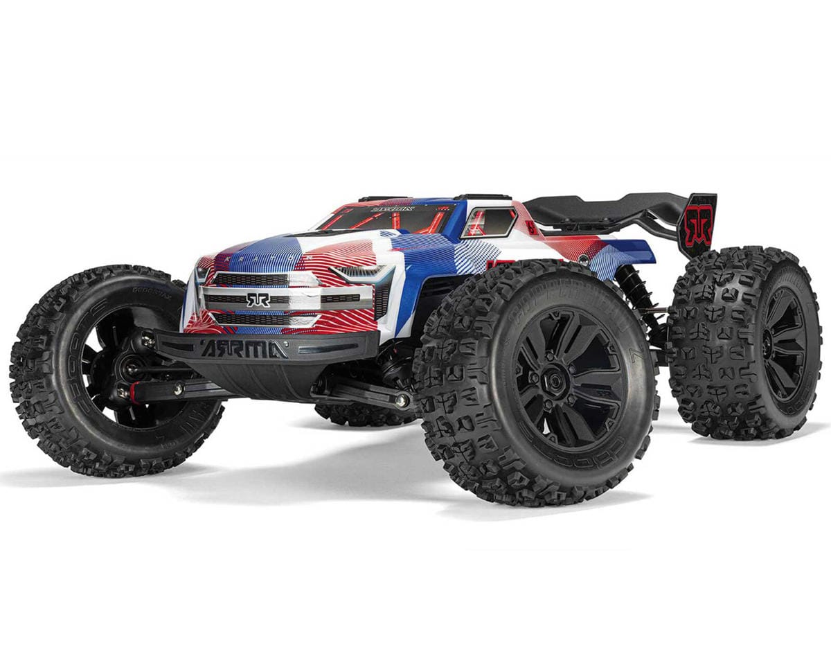 Arrma Kraton 6S BLX 4X4 1/8 Speed Monster Truck RTR Blue/Red [ARA8608V6T4]