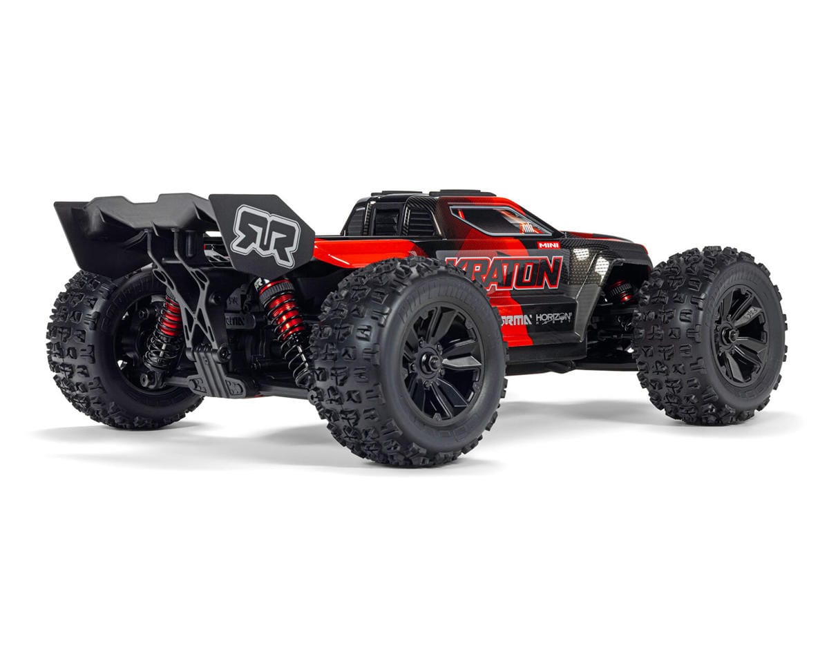 Arrma Mini Kraton 3S BLX 4X4 1/16 Speed Monster Truck, RTR Basic, Red/Black [ARA2508T1]