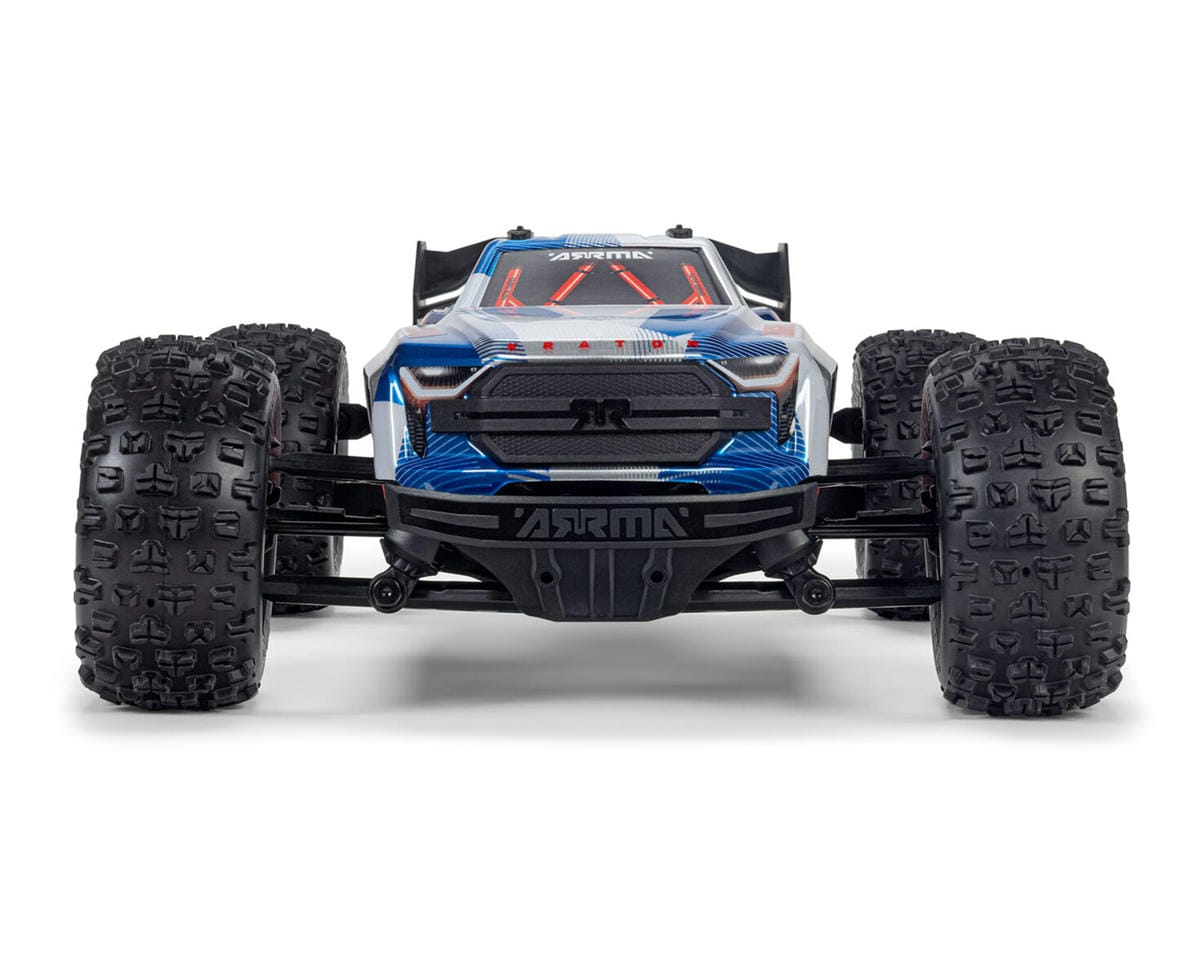Arrma Mini Kraton 3S BLX 4X4 1/16 Speed Monster Truck, RTR, Red/Blue [ARA2508ST1]