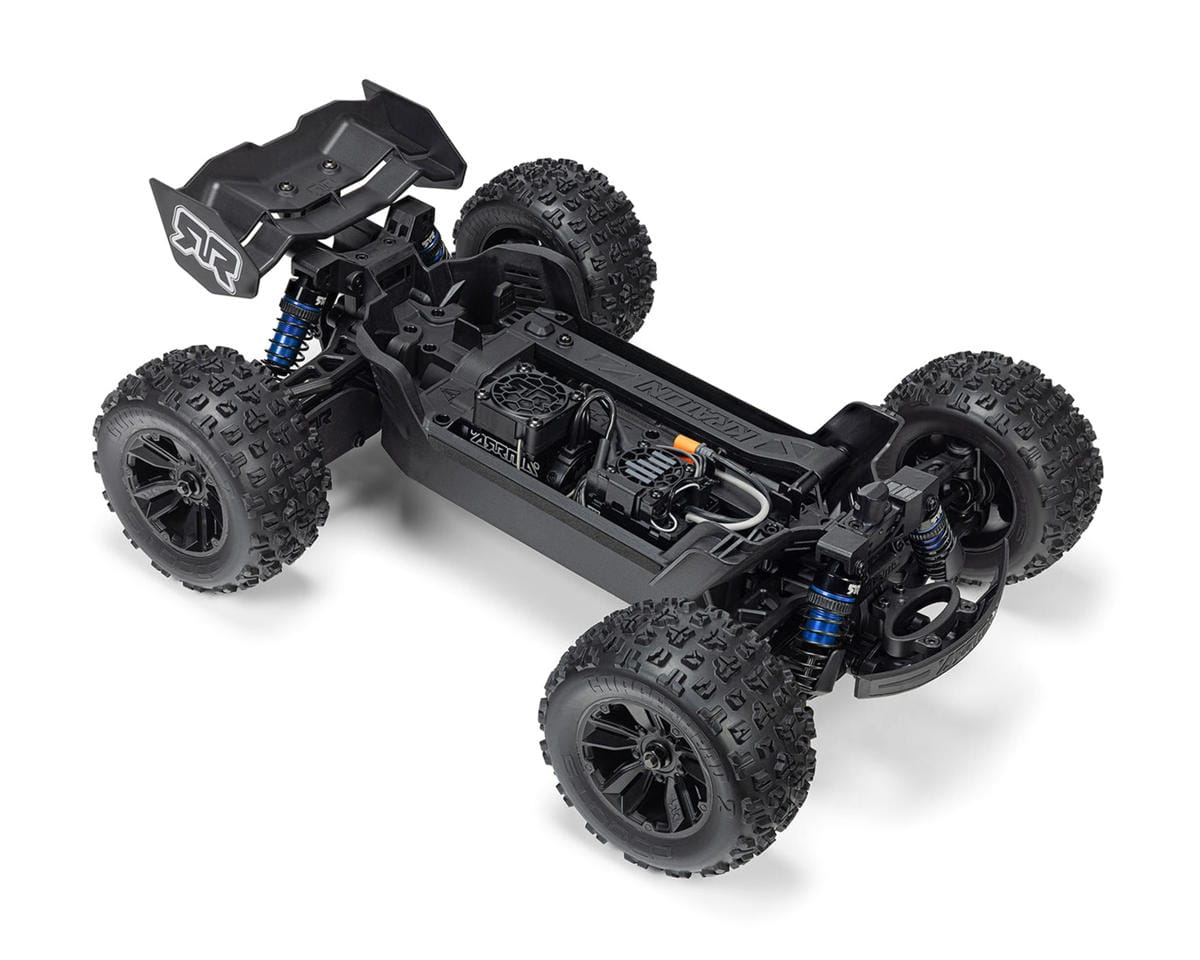 Arrma Mini Kraton 3S BLX 4X4 1/16 Speed Monster Truck, RTR, Red/Blue [ARA2508ST1]
