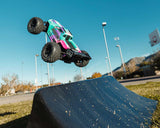 Arrma Mini Kraton 3S BLX 4X4 1/16 Speed Monster Truck, RTR, Teal/Pink [ARA2508ST2]