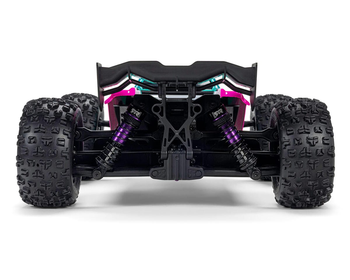 Arrma Mini Kraton 3S BLX 4X4 1/16 Speed Monster Truck, RTR, Teal/Pink [ARA2508ST2]