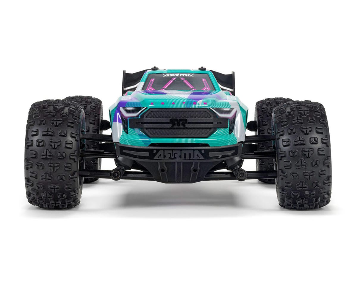 Arrma Mini Kraton 3S BLX 4X4 1/16 Speed Monster Truck, RTR, Teal/Pink [ARA2508ST2]