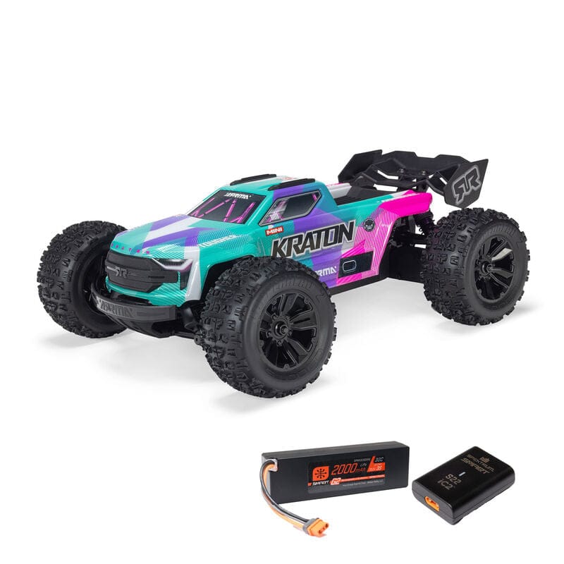 ARRMA MINI KRATON 3S BLX 4X4 1/16 RTR Teal Pink ARA2508ST2