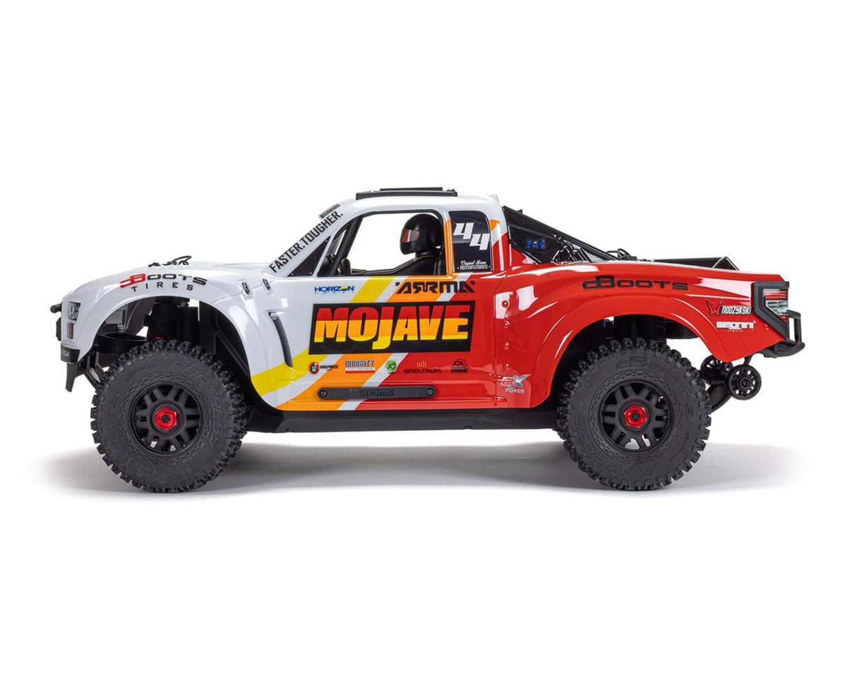 Arrma Mojave 4X4 BLX 4S Desert Truck RTR White/Red [ARA4404T1]