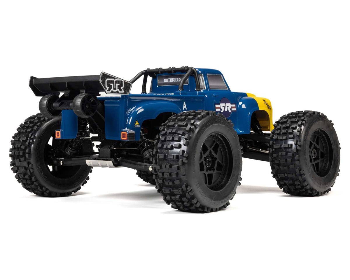 Arrma Notorious 6S BLX 4X4 1/8 Stunt Truck RTR Blue [ARA8611V6T2]