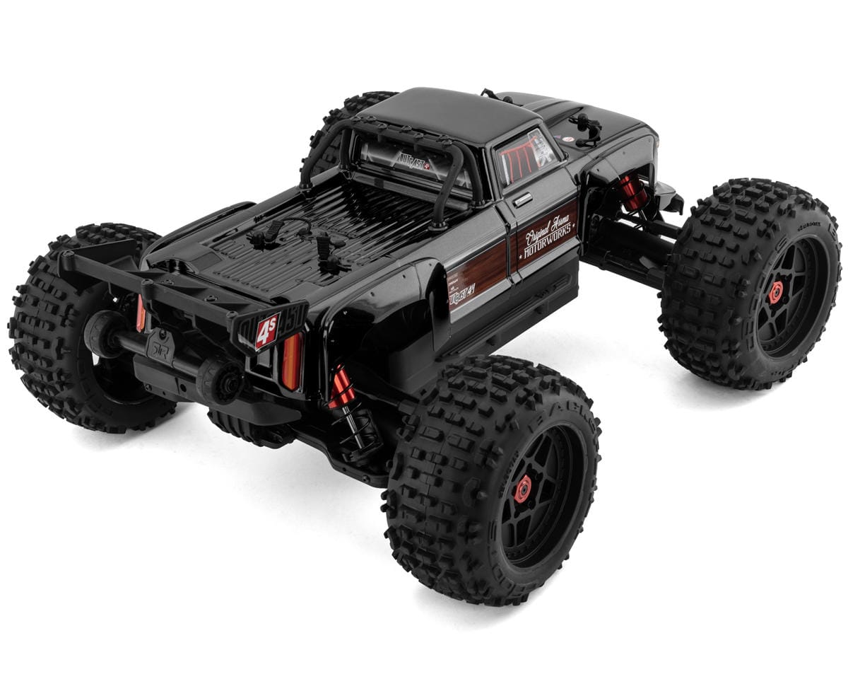 Arrma Outcast 4X4 BLX 4S Stunt Truck RTR Gun Metal [ARA4410V2T3]