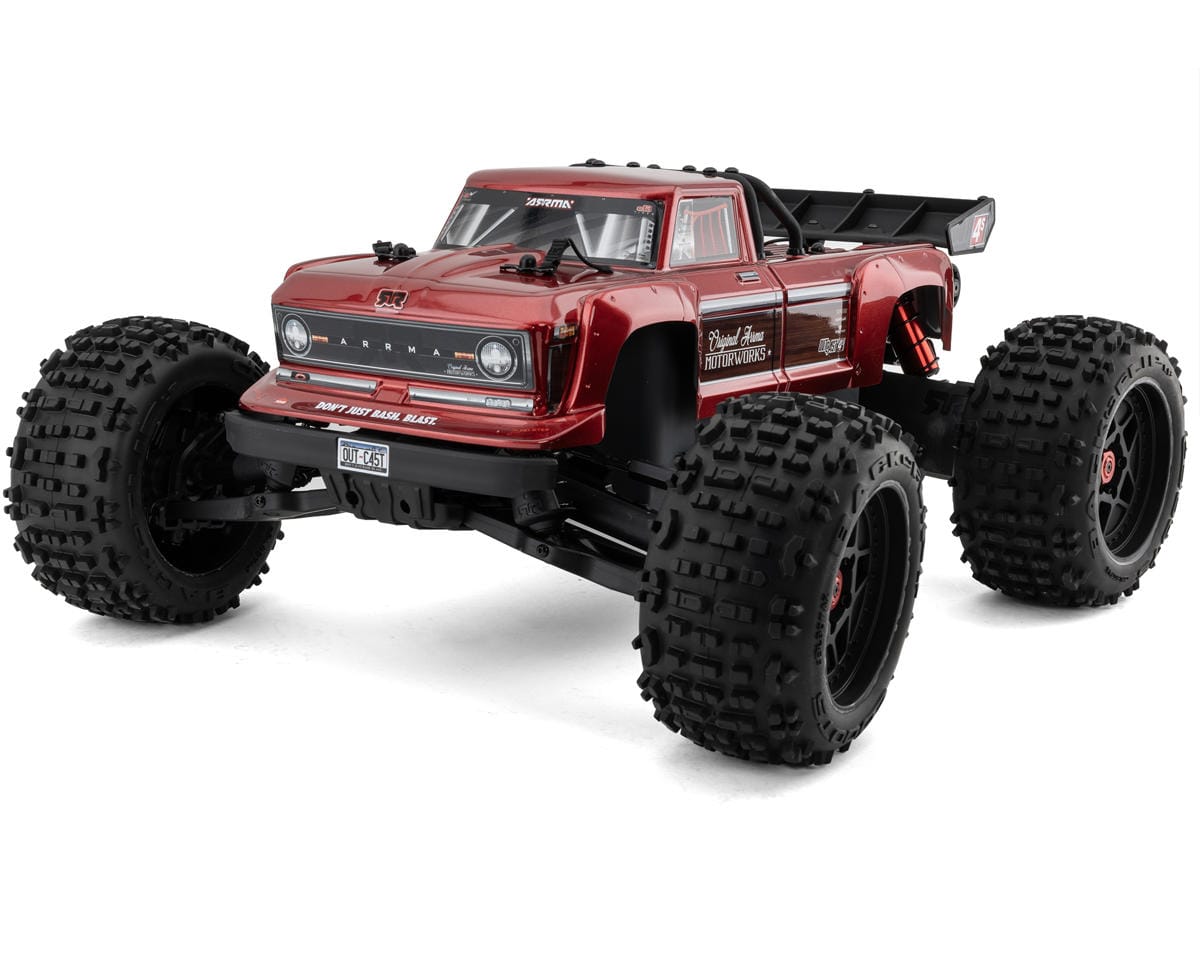 Arrma Outcast 4X4 BLX 4S Stunt Truck RTR Red [ARA4410V2T4]