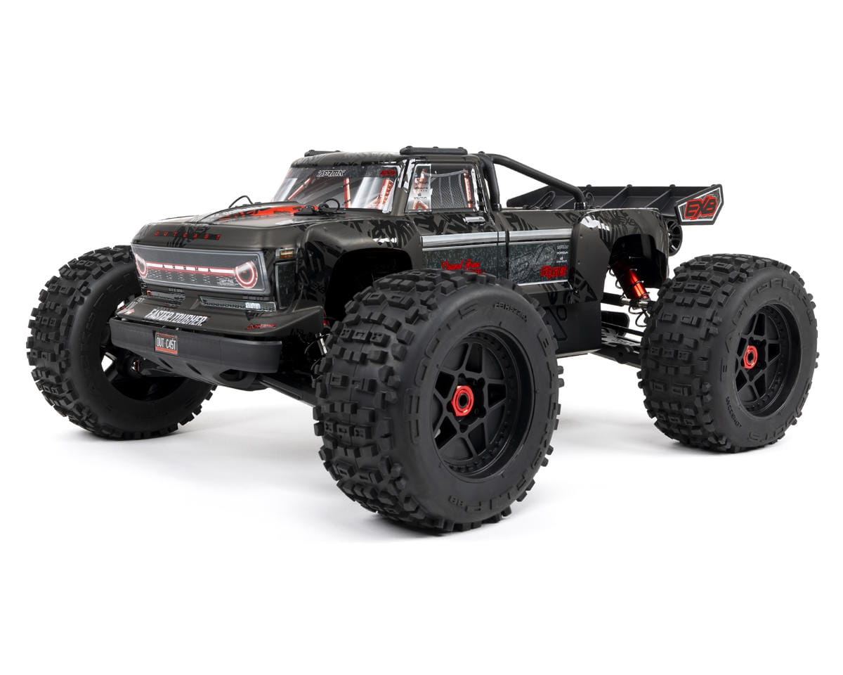 Arrma Outcast EXB 8S 1/5 Stunt Monster Truck RTR Black [ARA5810V2T1]
