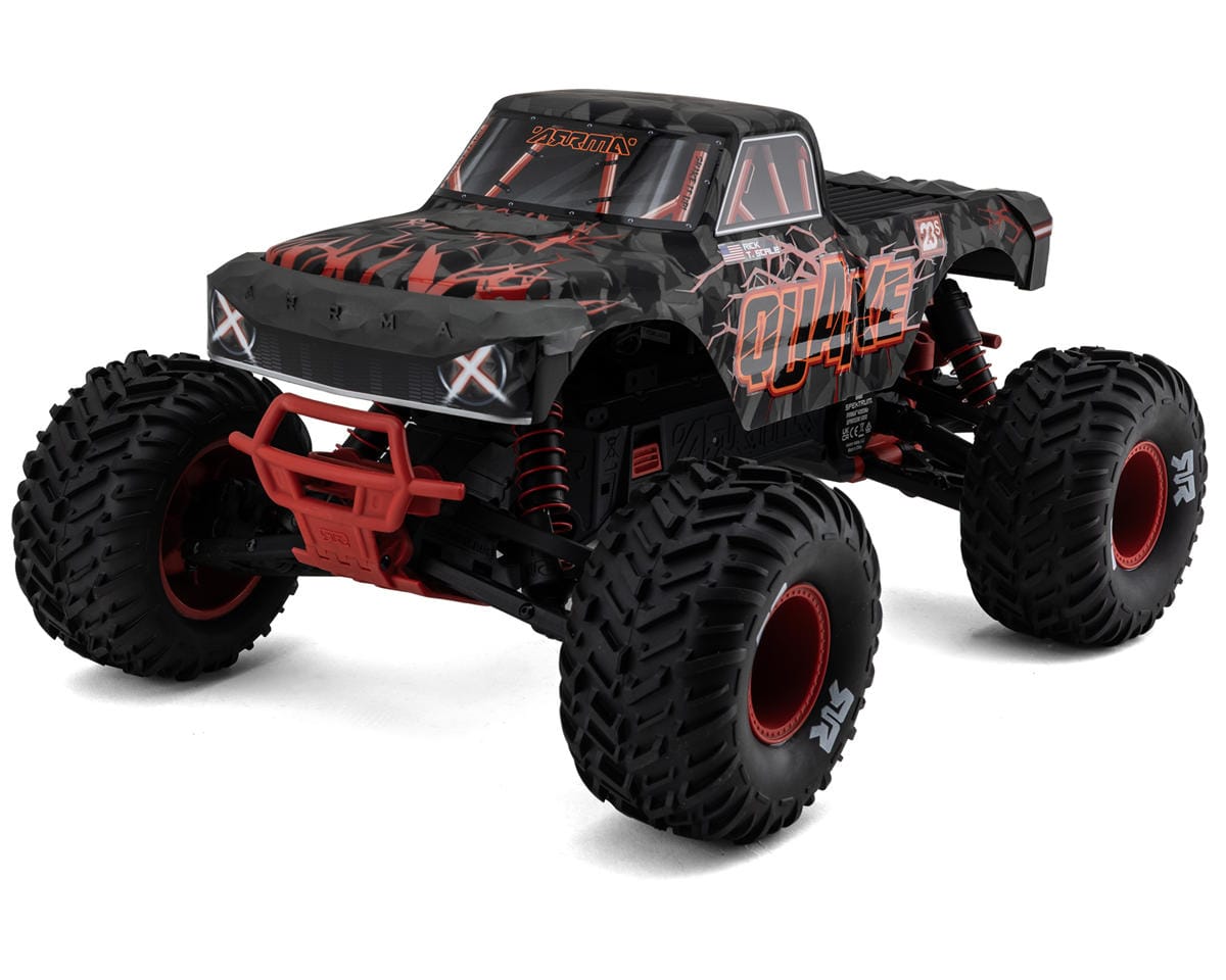 Arrma Quake 223S BLX DSC 1/10 2WD Monster Truck RTR Red [ARA3537T1]