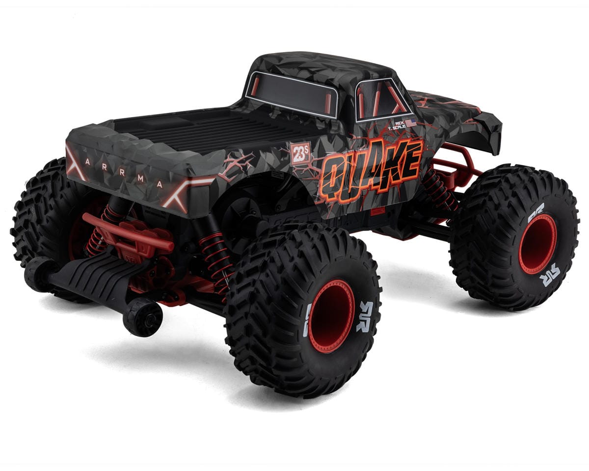 Arrma Quake 223S BLX DSC 1/10 2WD Monster Truck RTR Red [ARA3537T1]