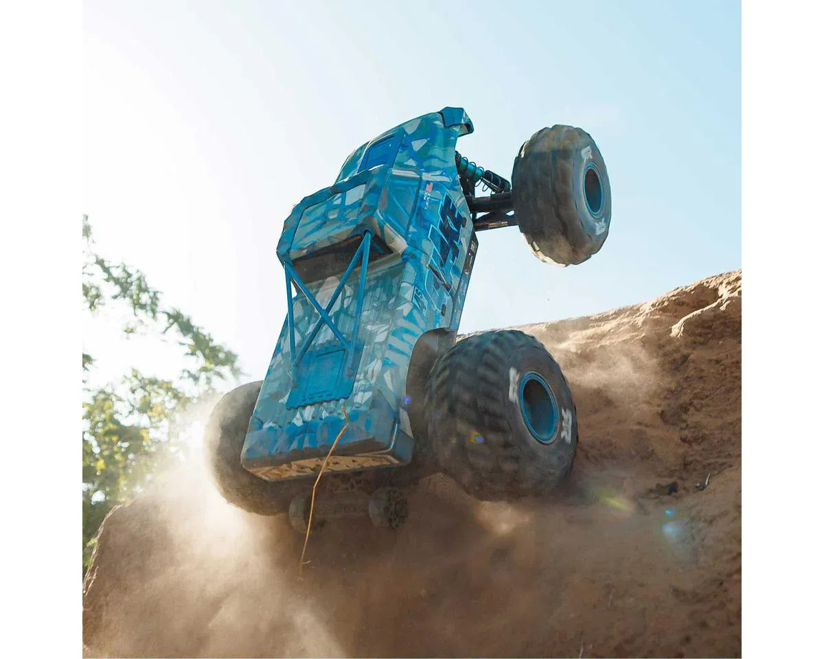 Arrma Quake 4S BLX 1/8 4X4 Monster Truck, RTR, White/Blue