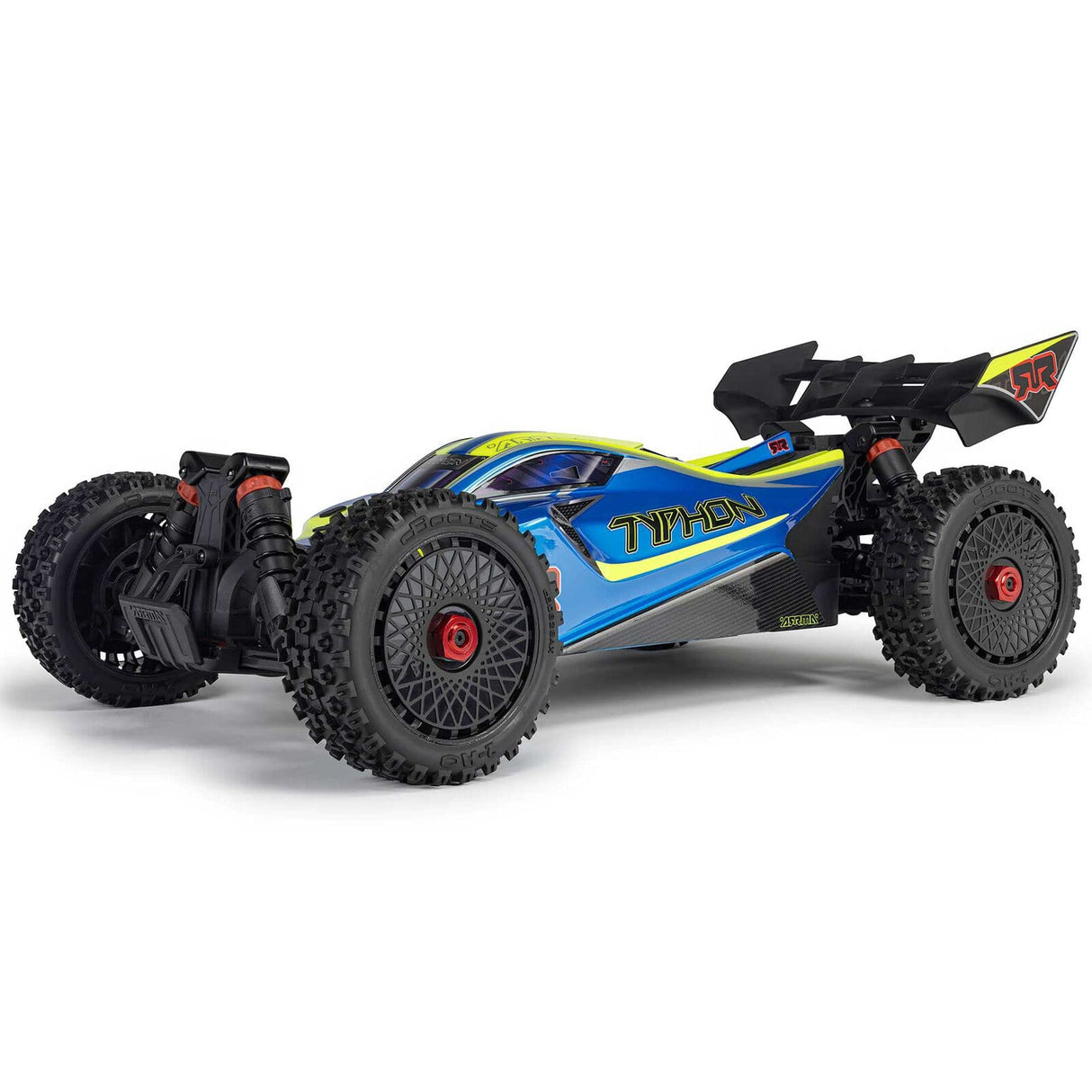 Arrma Typhon 223S DSC 4X4 BLX 1/8 RC Buggy RTR Blue/Yellow, [ARA4306V4T4]