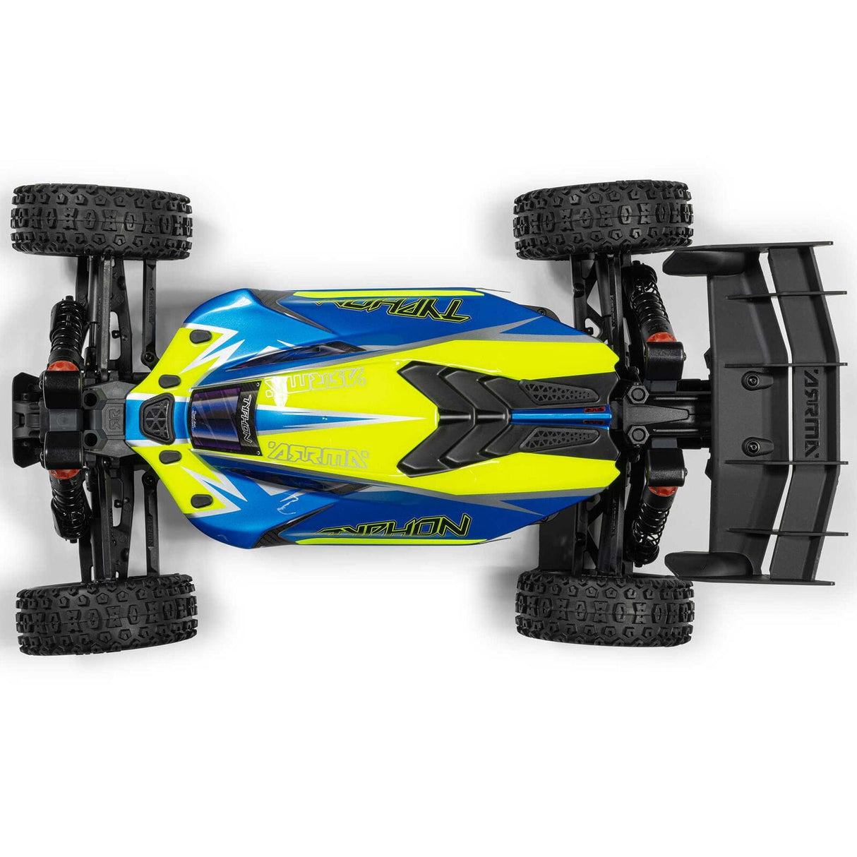 Arrma Typhon 223S DSC 4X4 BLX 1/8 RC Buggy RTR Blue/Yellow, [ARA4306V4T4]