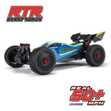 Arrma Typhon 223S DSC 4X4 BLX 1/8 RC Buggy RTR Blue/Yellow, [ARA4306V4T4]