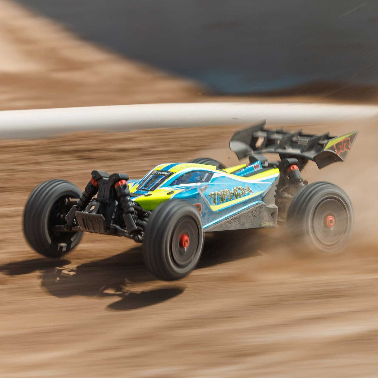 Arrma Typhon 223S DSC 4X4 BLX 1/8 RC Buggy RTR Blue/Yellow, [ARA4306V4T4]