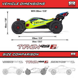 Arrma Typhon 223S DSC 4X4 BLX 1/8 RC Buggy RTR Red [ARA4306V4T3]