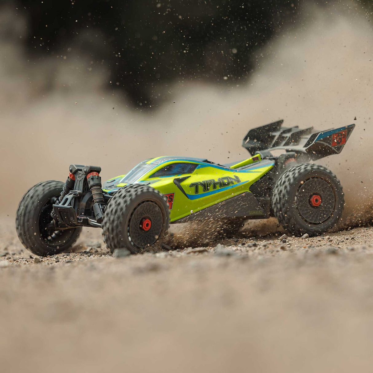 Arrma Typhon 223S DSC 4X4 BLX 1/8 RC Buggy RTR Yellow [ARA4306V4T2]