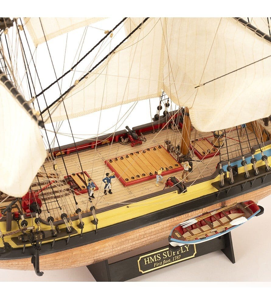 Artesania 1/50 HMS Supply First Fleet Brigantine Wooden Ship Model Kit [22420] - Hobbytech Toys