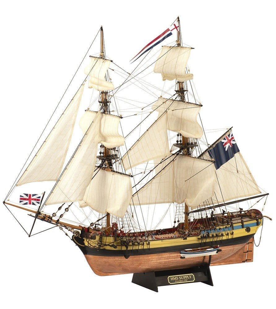 Artesania 1/50 HMS Supply First Fleet Brigantine Wooden Ship Model Kit [22420] - Hobbytech Toys