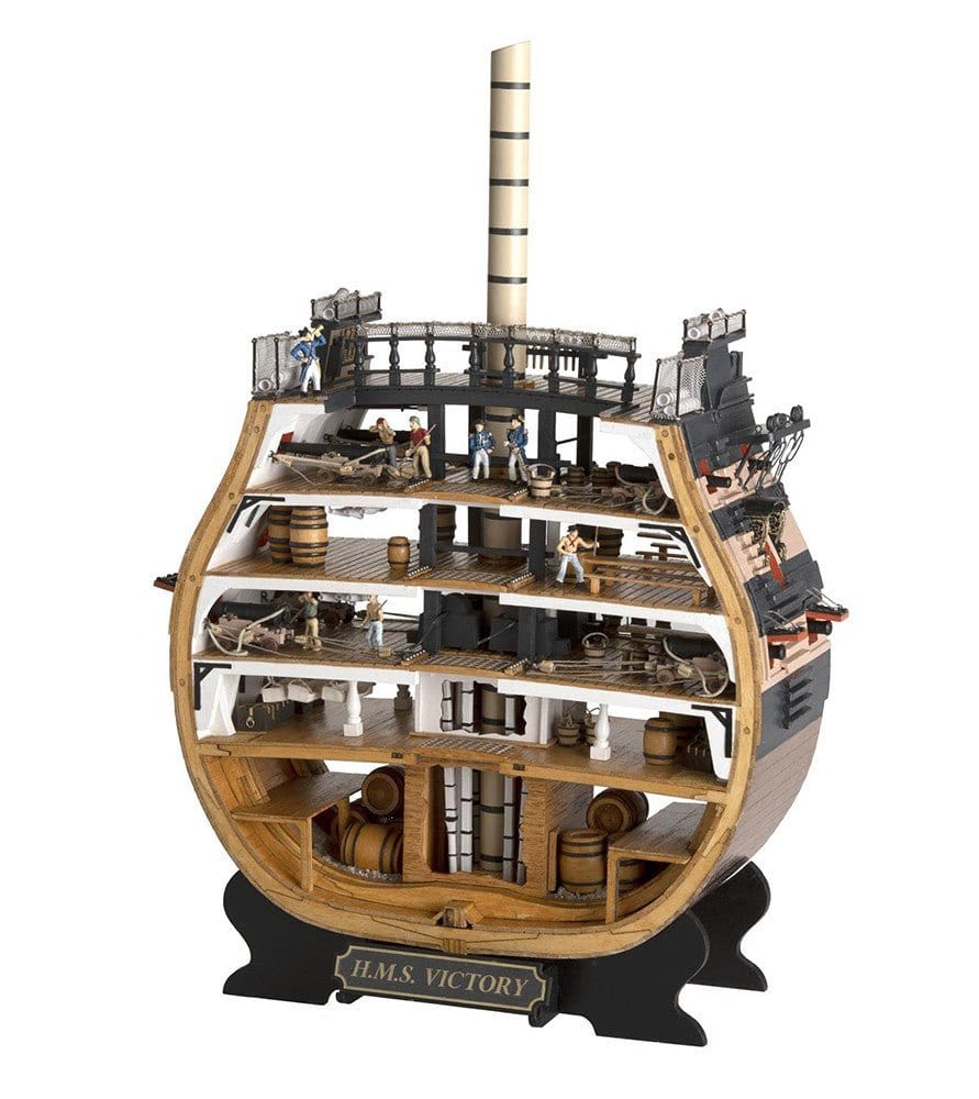 Artesania 1/72 HMS Victory Cross - Section Wooden Model Kit - Hobbytech Toys